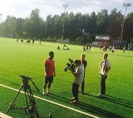 Premier League World TV Crew Travel To Finland To Interview Ex-Everton Striker Amokachi, Junior